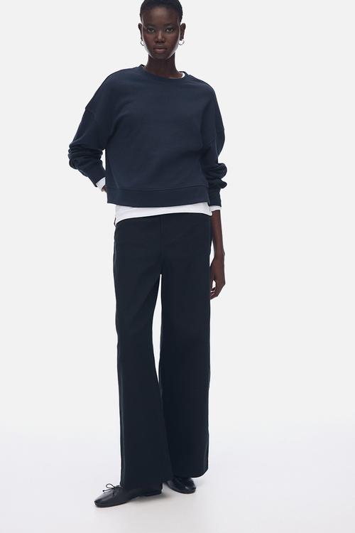 Sweatshirt - navy blue