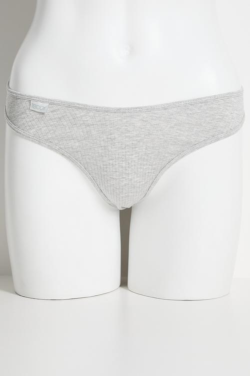 Organic Cotton Rib Cheeky Brief 5 Pck - multi