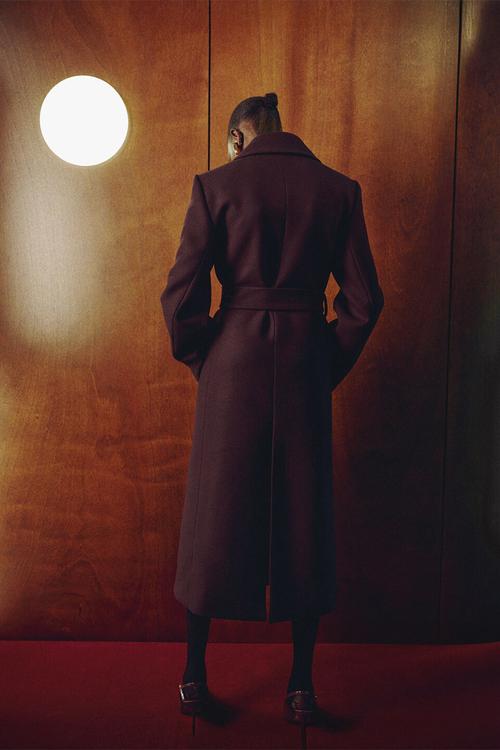 Coat dolce - dark red