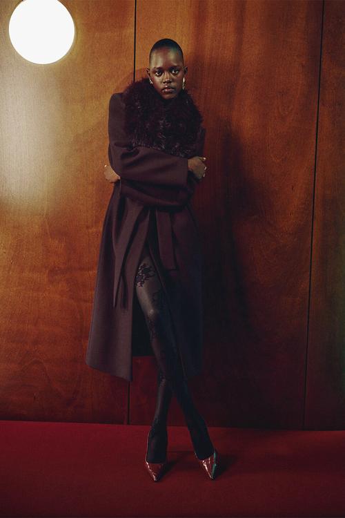 Coat dolce - dark red