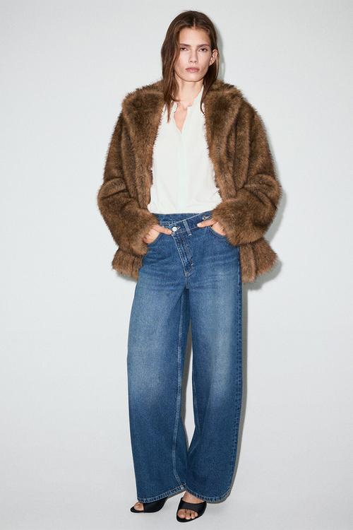 Jeans malene - open blue