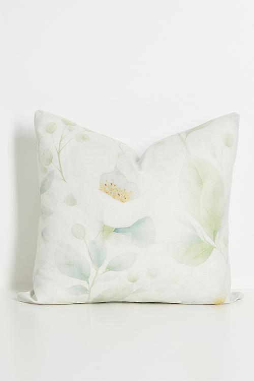Country side printed cushion cover - green