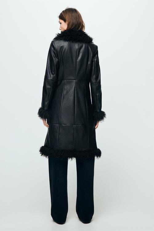 Coat charlote - black