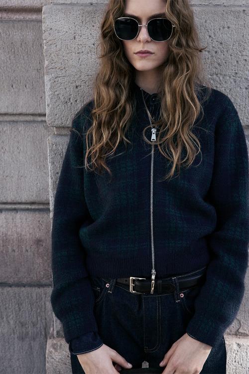 Cardigan asies - green