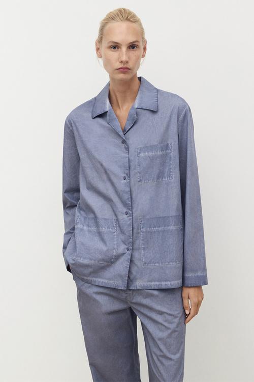 Pyjama shirt felipe- medium blue