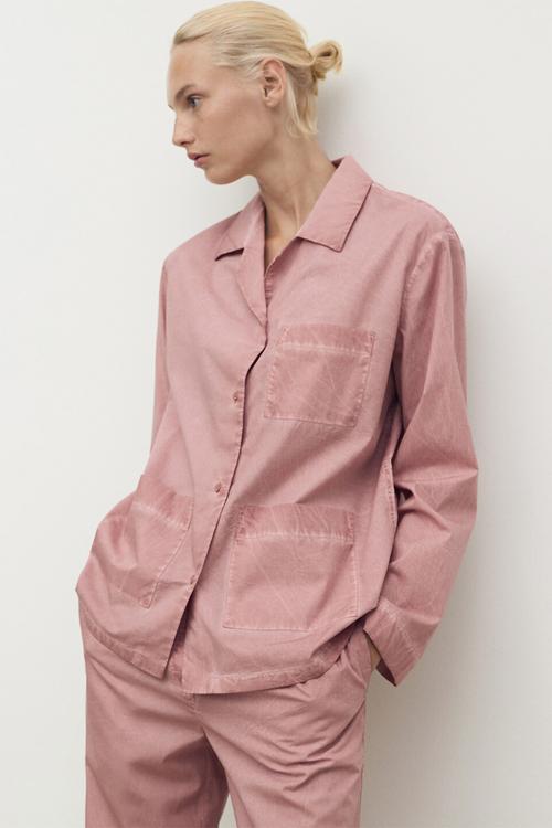 Pyjama shirt felipe- medium pink