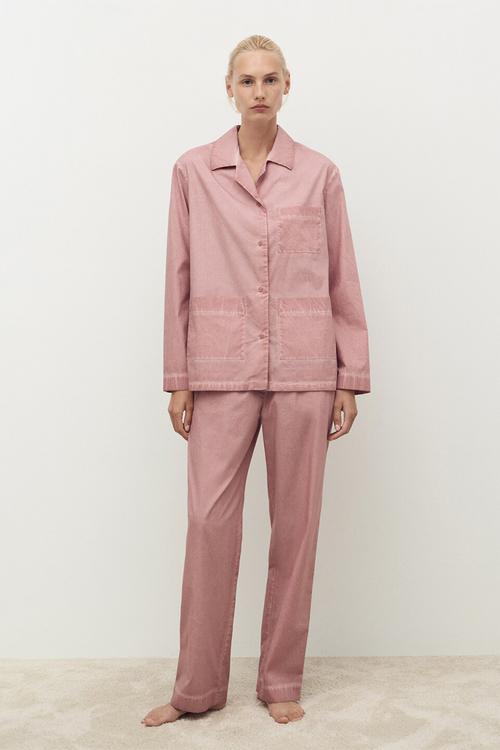 Pyjama shirt felipe- medium pink
