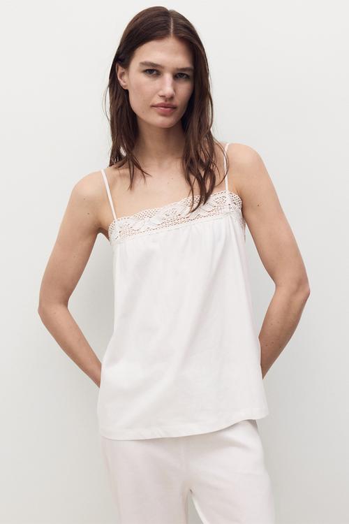 Pyjama top mirna- white