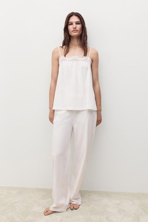 Pyjama top mirna- white