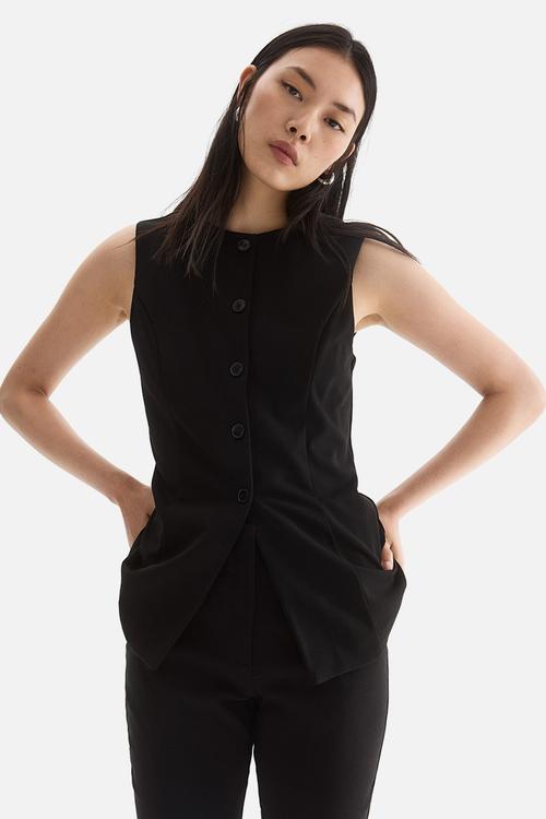 Ponte di roma waistcoat - black