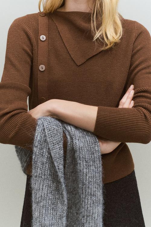 Sweater cuiner - dark brown