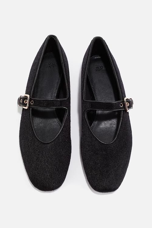 Mary jane ballet pumps - black