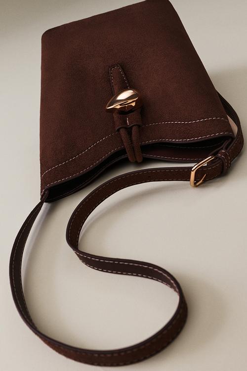 Crossbody bag - dark brown