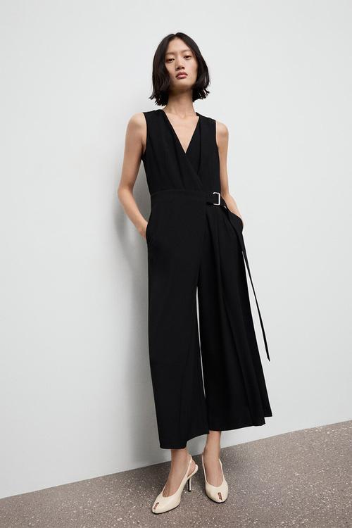 Jumpsuit terry - black