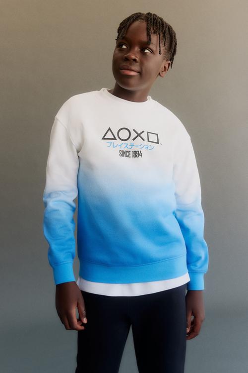 Printed sweatshirt - blue playstation