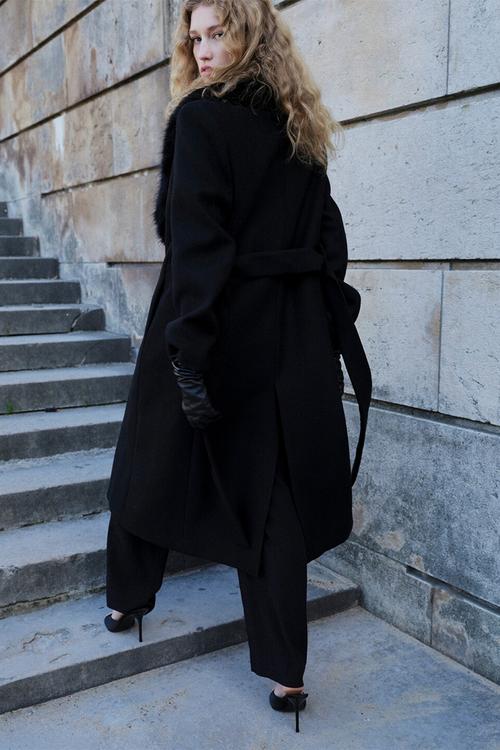 Coat dolce - black