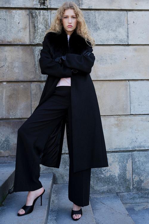 Coat dolce - black