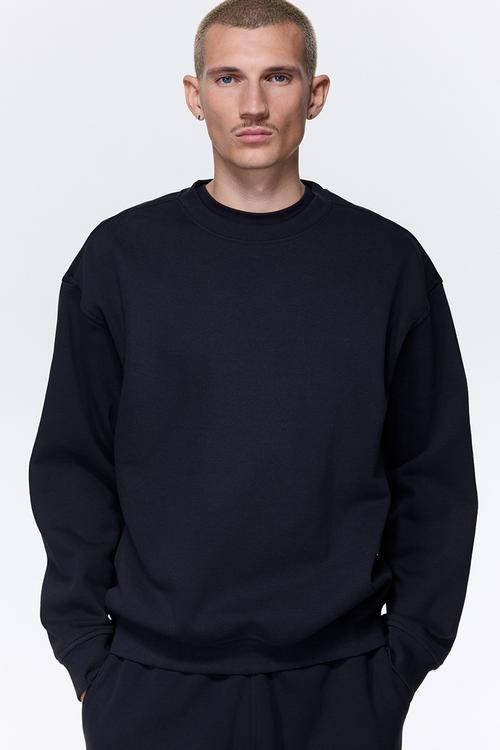 Loose fit sweatshirt - dark blue