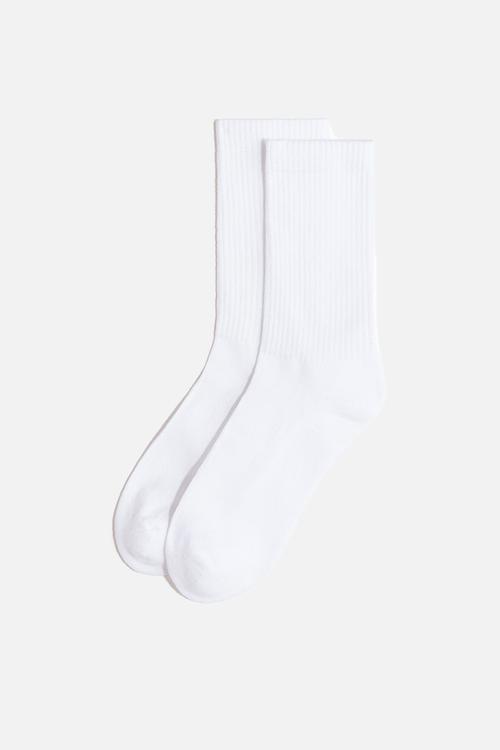 5-Pack socks with lycra® - white