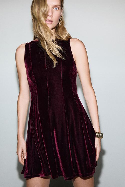 Dress xdolly - dark red