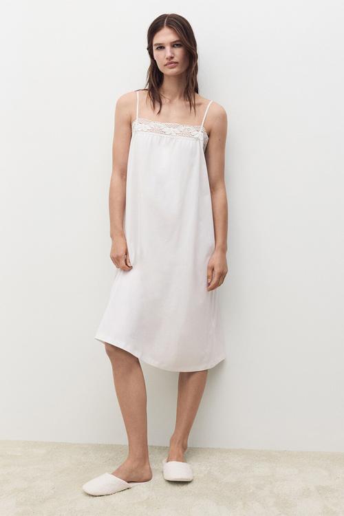 Nightgown mirna- white