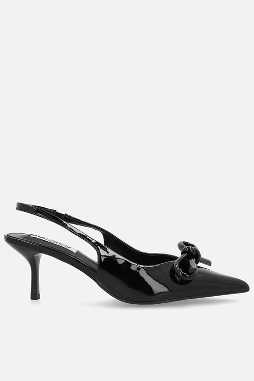 Natasha closed toe slingback - black