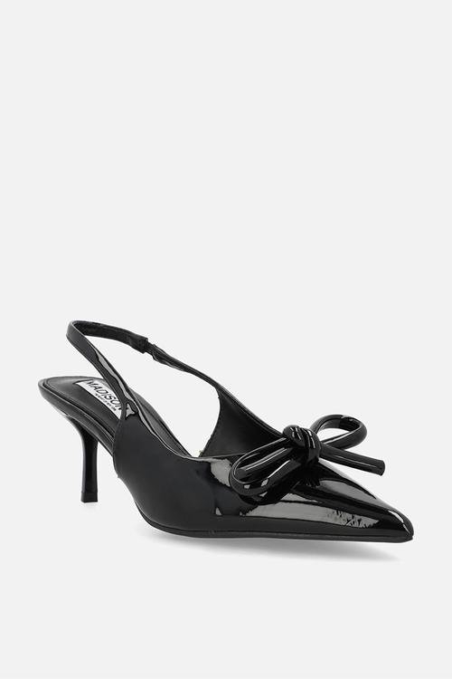 Natasha closed toe slingback - black