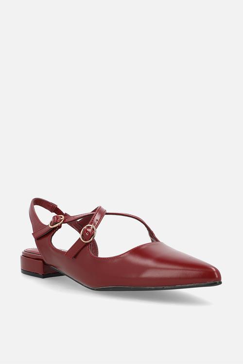 Nella slingback - dark red