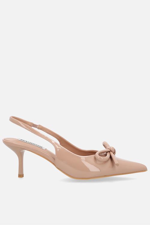 Natasha closed toe slingback - nude