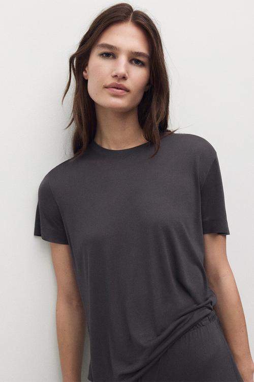 Pyjama t-shirt kas- grey