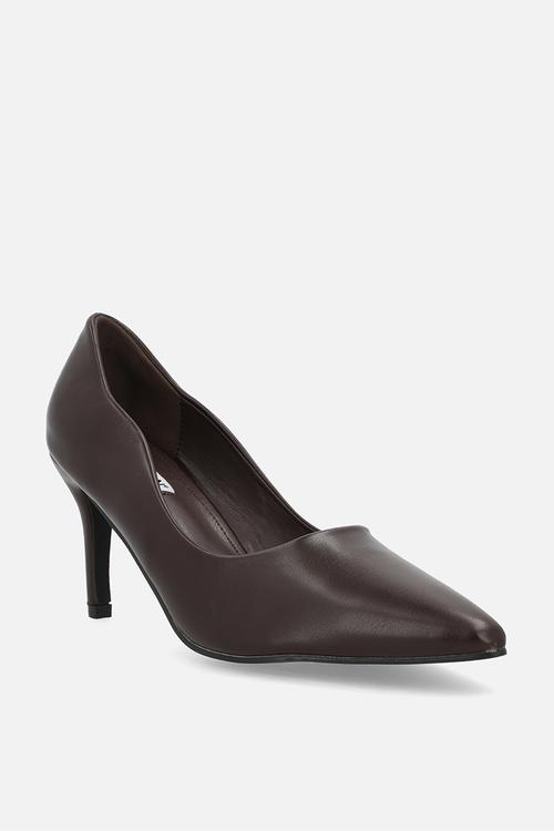 Penny Scalloped 2 court - chocolate