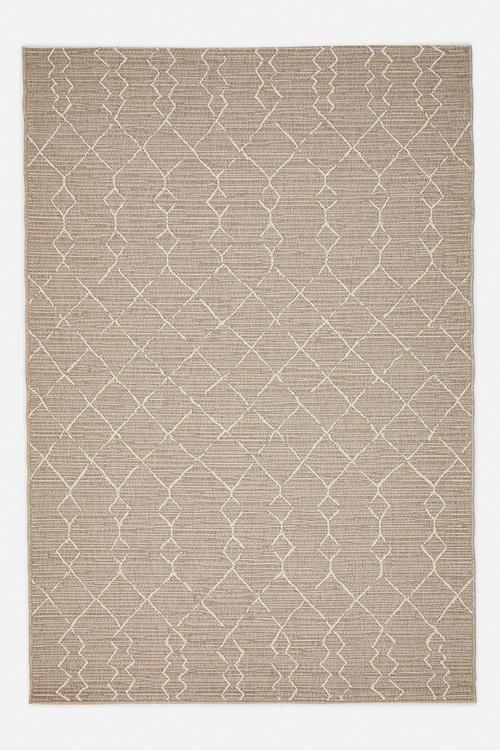 Lano Geo Outdoor/Indoor Rug Natural