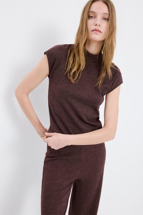 T-shirt michi - burgundy