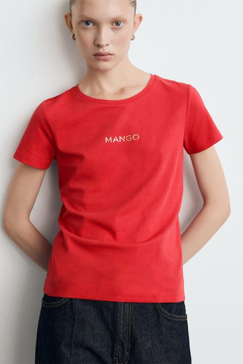 T-shirt mangolog-w - bright red