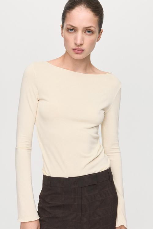 T-shirt ani - light/pastel yellow