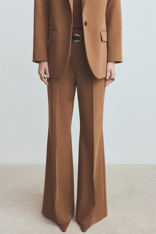Trousers milano - dark brown