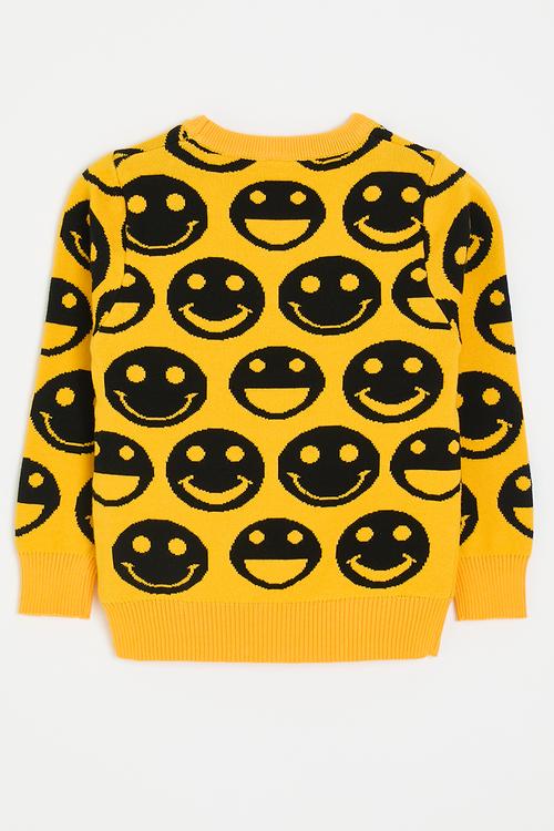 Smiley jersey - yellow/black
