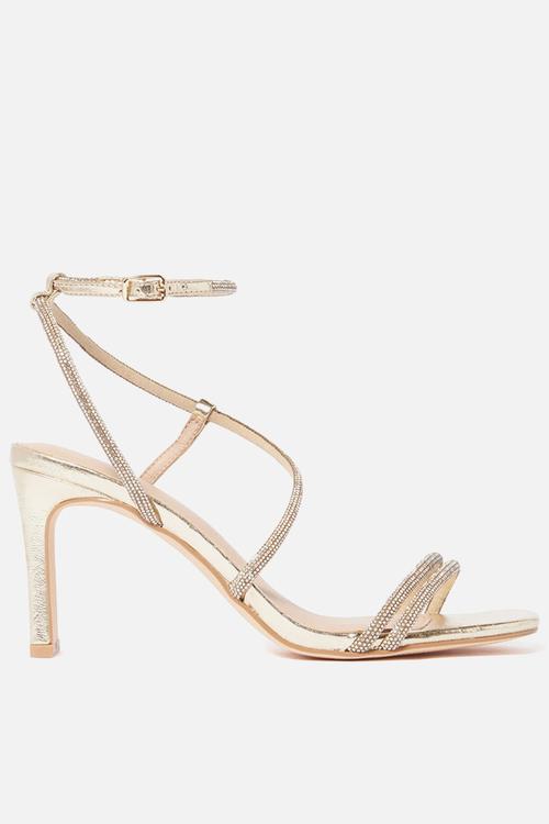 Mila diamante heel in gold