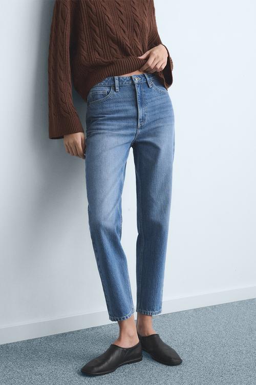 Jeans mom2000 - open blue