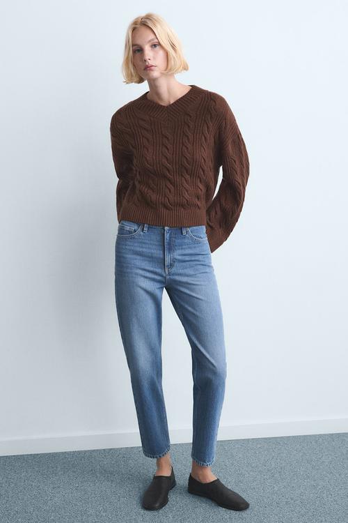 Jeans mom2000 - open blue