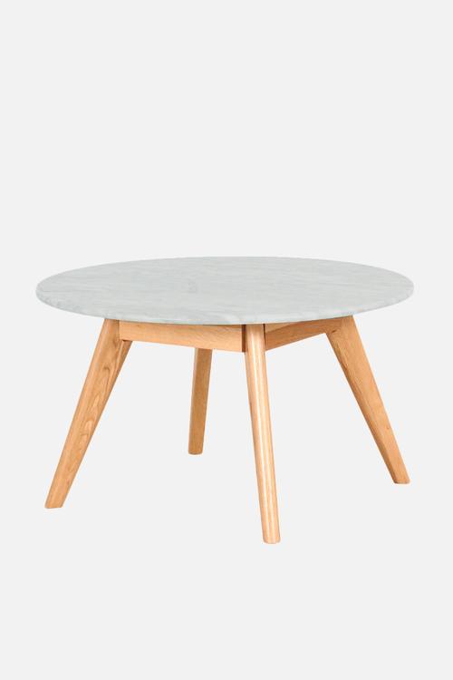 Oia marble round coffee table