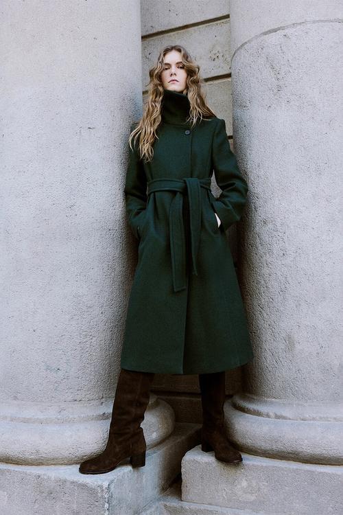 Coat sirenita - green