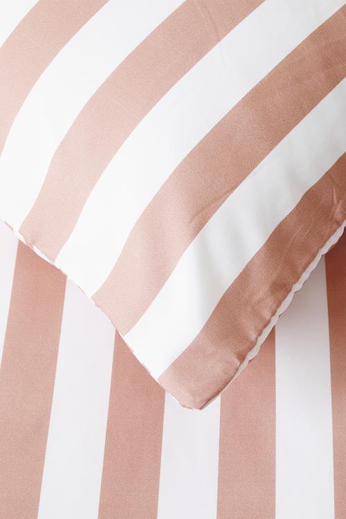 Stripe Duvet Cover - Blush