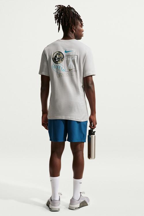 Stickers Training Tee- Grey