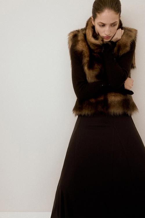 Skirt odette - brown