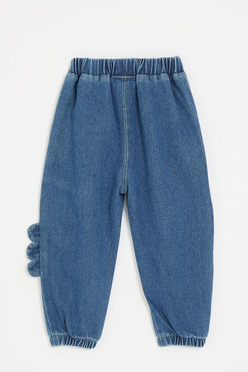 Jogger-style dino jeans - blue