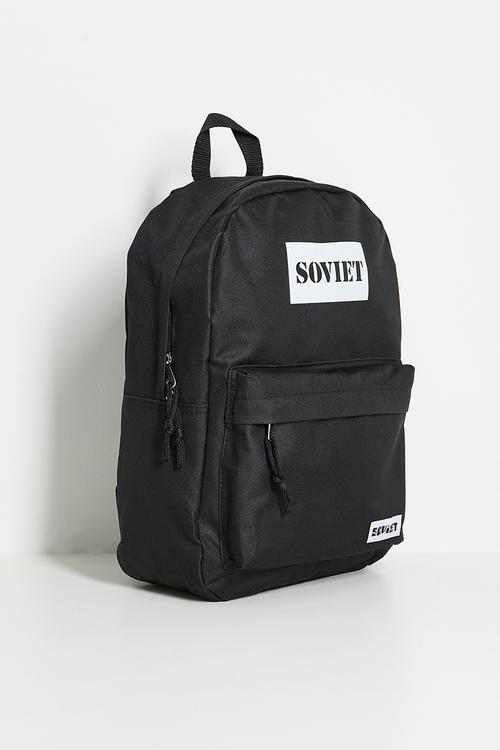 Jazz nylon backpack - black & white