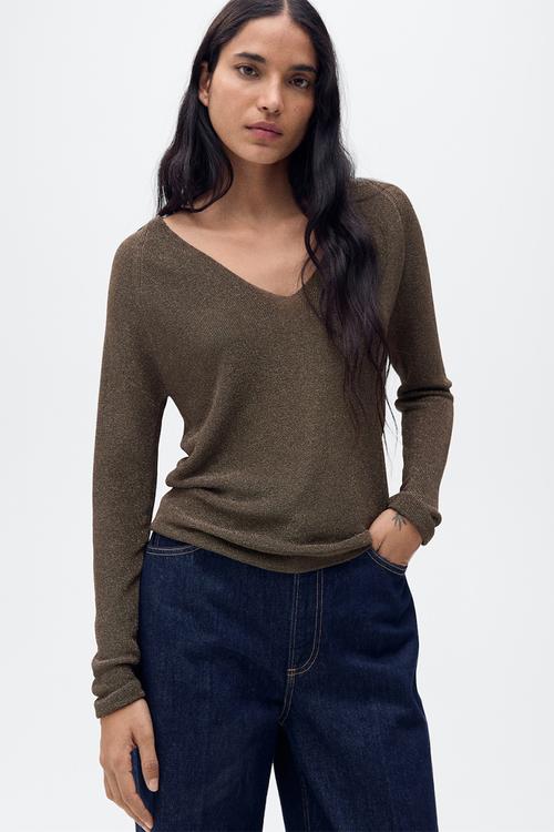 Sweater kling - dark brown