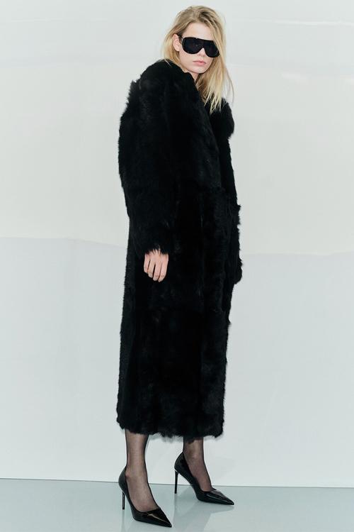 Deal Breaker Faux Fur-Trimmed Coat - Black/Brown