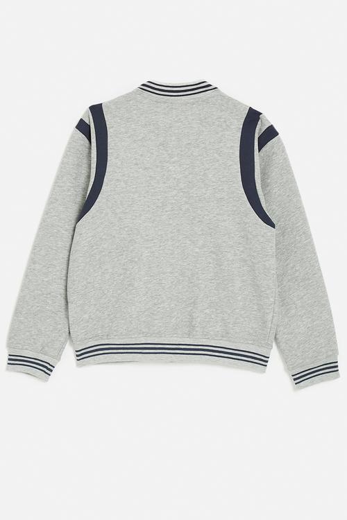 Baseball jacket - grey/black
